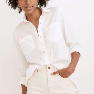 ☀️ MADEWELL Classic White Ex-Boyfriend Shirt